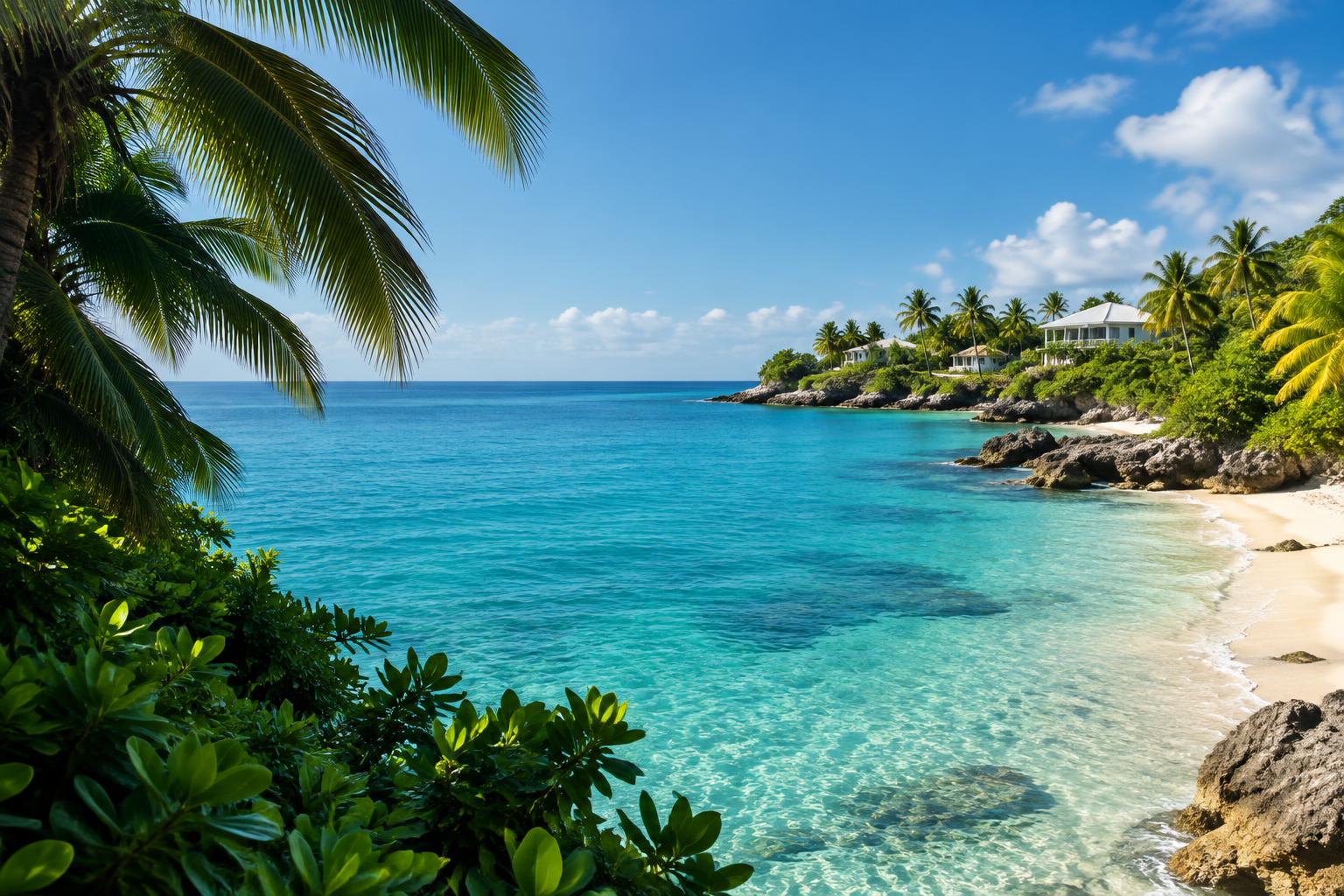 Caribbean coastline